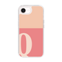 スリムプロテクションケース［ オリジナル - initial two tone - Q pink ］