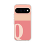 スリムプロテクションケース［ オリジナル - initial two tone - Q pink ］