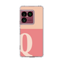 スリムプロテクションケース［ オリジナル - initial two tone - Q pink ］