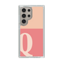 スリムプロテクションケース［ オリジナル - initial two tone - Q pink ］