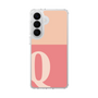 スリムプロテクションケース［ オリジナル - initial two tone - Q pink ］