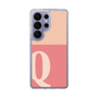 スリムプロテクションケース［ オリジナル - initial two tone - Q pink ］