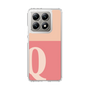スリムプロテクションケース［ オリジナル - initial two tone - Q pink ］