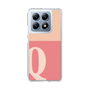 スリムプロテクションケース［ オリジナル - initial two tone - Q pink ］