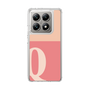 スリムプロテクションケース［ オリジナル - initial two tone - Q pink ］