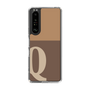 スリムプロテクションケース［ オリジナル - initial two tone - Q brown ］