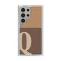 スリムプロテクションケース［ オリジナル - initial two tone - Q brown ］