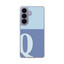 スリムプロテクションケース［ オリジナル - initial two tone - Q blue ］