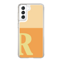 スリムプロテクションケース［ オリジナル - initial two tone - R orange ］