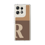 スリムプロテクションケース［ オリジナル - initial two tone - R brown ］