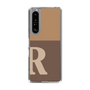 スリムプロテクションケース［ オリジナル - initial two tone - R brown ］