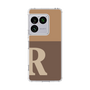スリムプロテクションケース［ オリジナル - initial two tone - R brown ］