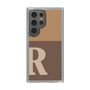 スリムプロテクションケース［ オリジナル - initial two tone - R brown ］