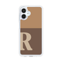 スリムプロテクションケース［ オリジナル - initial two tone - R brown ］