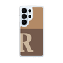 スリムプロテクションケース［ オリジナル - initial two tone - R brown ］