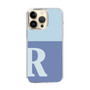 スリムプロテクションケース［ オリジナル - initial two tone - R blue ］