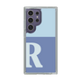 スリムプロテクションケース［ オリジナル - initial two tone - R blue ］