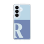 スリムプロテクションケース［ オリジナル - initial two tone - R blue ］