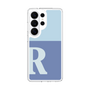 スリムプロテクションケース［ オリジナル - initial two tone - R blue ］