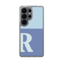 スリムプロテクションケース［ オリジナル - initial two tone - R blue ］