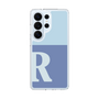 スリムプロテクションケース［ オリジナル - initial two tone - R blue ］