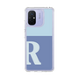スリムプロテクションケース［ オリジナル - initial two tone - R blue ］