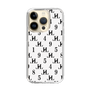 スリムプロテクションケース［ Chell classy - Monogram - White ］
