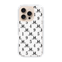 スリムプロテクションケース［ Chell classy - Monogram - White ］