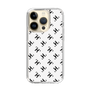 スリムプロテクションケース［ Chell classy - Logo - White ］