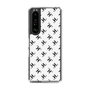 スリムプロテクションケース［ Chell classy - Logo - White ］