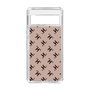 スリムプロテクションケース［ Chell classy - Logo - Beige ］