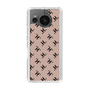 スリムプロテクションケース［ Chell classy - Logo - Beige ］