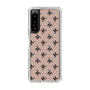 スリムプロテクションケース［ Chell classy - Logo - Beige ］