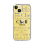 スリムプロテクションケース［ Chell classy - Logotype ］