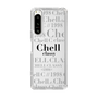 スリムプロテクションケース［ Chell classy - Logotype ］