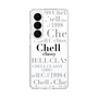 スリムプロテクションケース［ Chell classy - Logotype ］