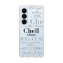 スリムプロテクションケース［ Chell classy - Logotype ］