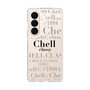 スリムプロテクションケース［ Chell classy - Logotype ］