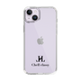 スリムプロテクションケース［ Chell classy - Simple Logo ］