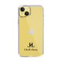 スリムプロテクションケース［ Chell classy - Simple Logo ］