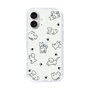 スリムプロテクションケース［ オリジナル - CASEPLAYイヌ総柄 - black ］
