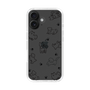 スリムプロテクションケース［ オリジナル - CASEPLAYイヌ総柄 - black ］