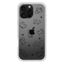 スリムプロテクションケース［ オリジナル - CASEPLAYイヌ総柄 - black ］