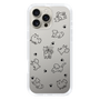 スリムプロテクションケース［ オリジナル - CASEPLAYイヌ総柄 - black ］
