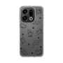 スリムプロテクションケース［ オリジナル - CASEPLAYイヌ総柄 - black ］