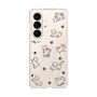 スリムプロテクションケース［ オリジナル - CASEPLAYイヌ総柄 - black ］