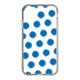 スリムプロテクションケース［ オリジナル - 推し色水玉 - ブルー ］