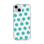 スリムプロテクションケース［ オリジナル - 推し色水玉 - グリーン ］