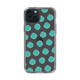 スリムプロテクションケース［ オリジナル - 推し色水玉 - グリーン ］