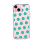 スリムプロテクションケース［ オリジナル - 推し色水玉 - グリーン ］